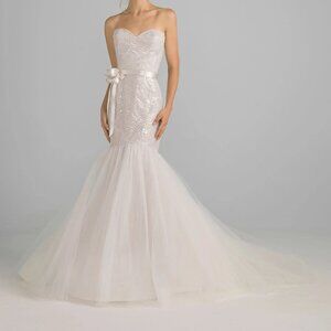 AZUL BY LIAN CARLO - WEDDING DRESS (BRIDAL GOWN) WORN ONCE - SIZE 6 WITH TAGS